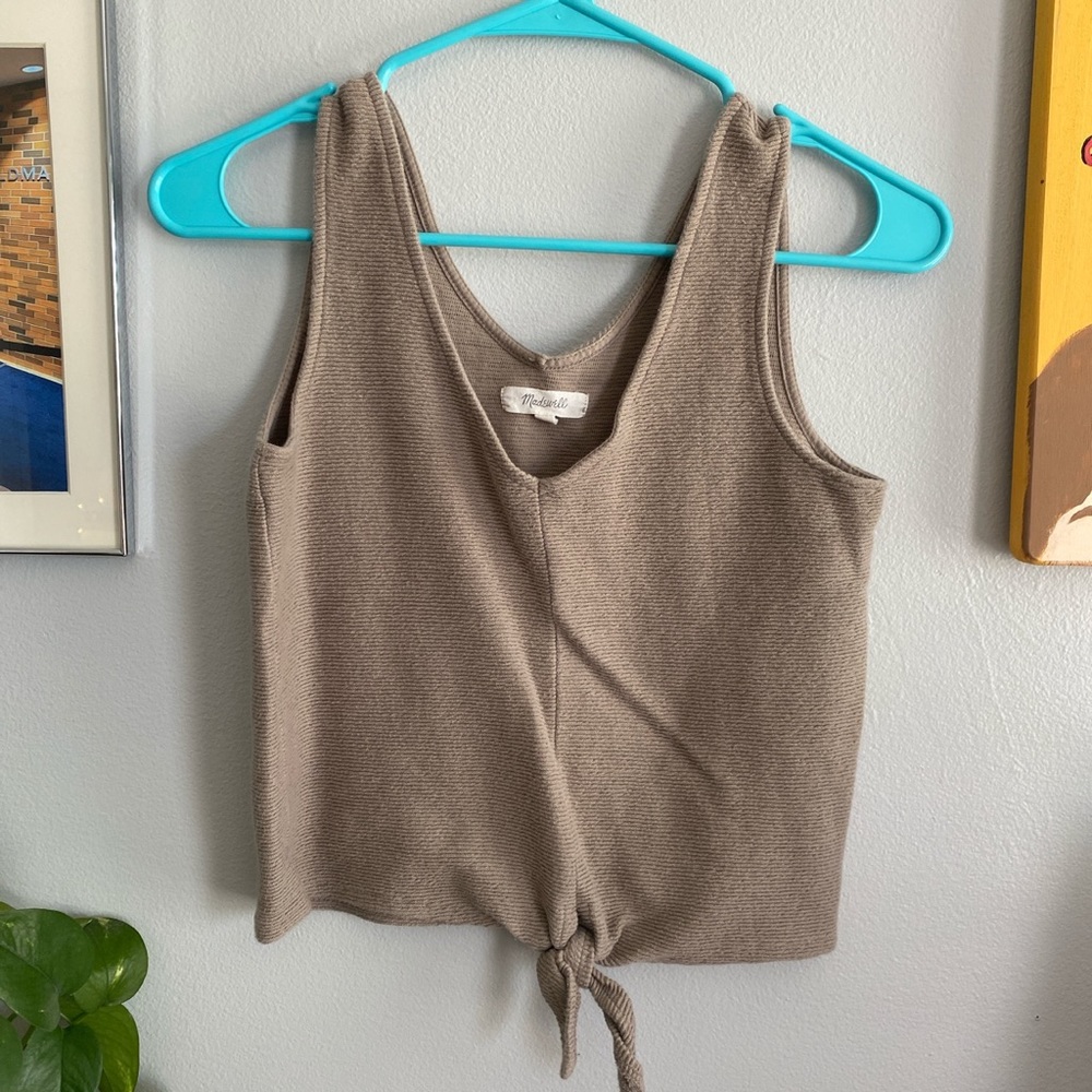 Madewell tie-front tank!